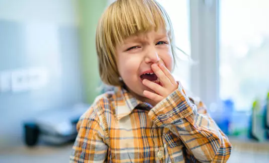 Child crying