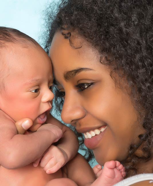 Mother and infant child