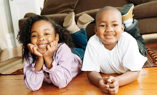 Two children